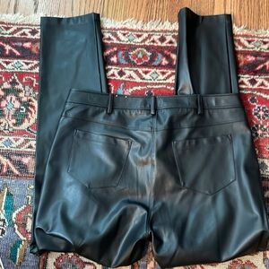 J. McLaughlin Black Leather Pants